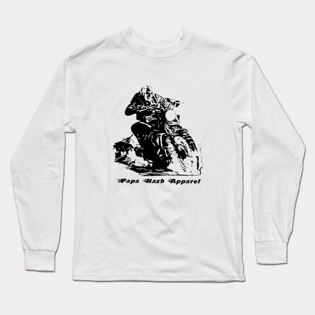 Papa Hash Apparel: Rider Long Sleeve T-Shirt by Papa Hash's House of Art